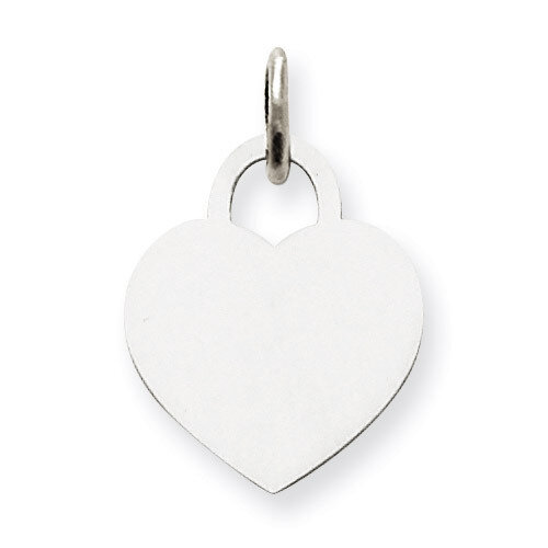 Small Engravable Heart 14k White Gold XWM524/18, MPN: XWM524/18, 883957451183