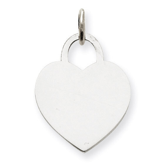 Medium Engravable Heart 14k White Gold XWM525/18, MPN: XWM525/18, 883957451190