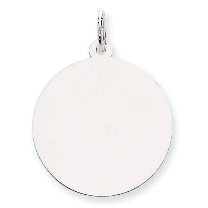 Round Disc Charm 14k White Gold XWM595/27, MPN: XWM595/27, 883957500164