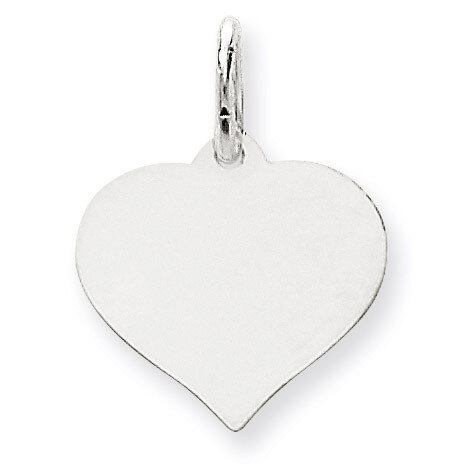 Heart Disc Charm 14k White Gold XWM602/13, MPN: XWM602/13, 883957422909