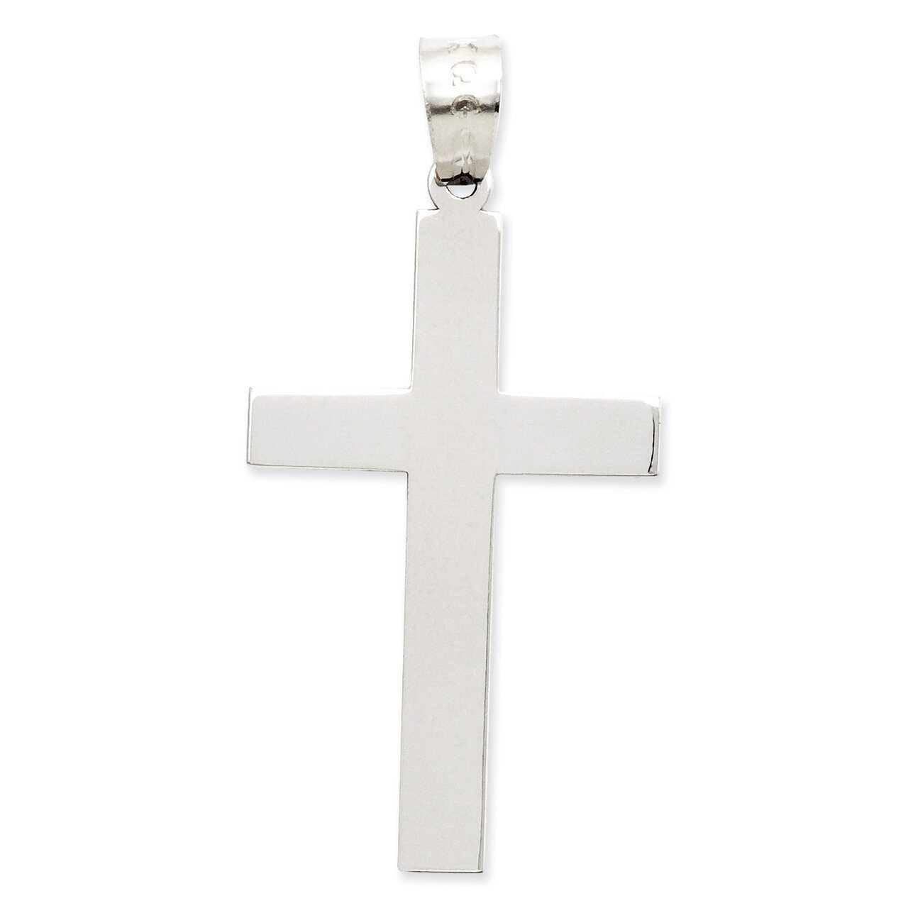 Polished Cross Pendant 14k White Gold XWR14, MPN: XWR14, 883957977904