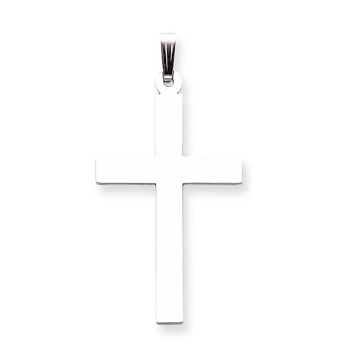 Polished Cross Pendant 14k White Gold XWR16, MPN: XWR16, 886774154404