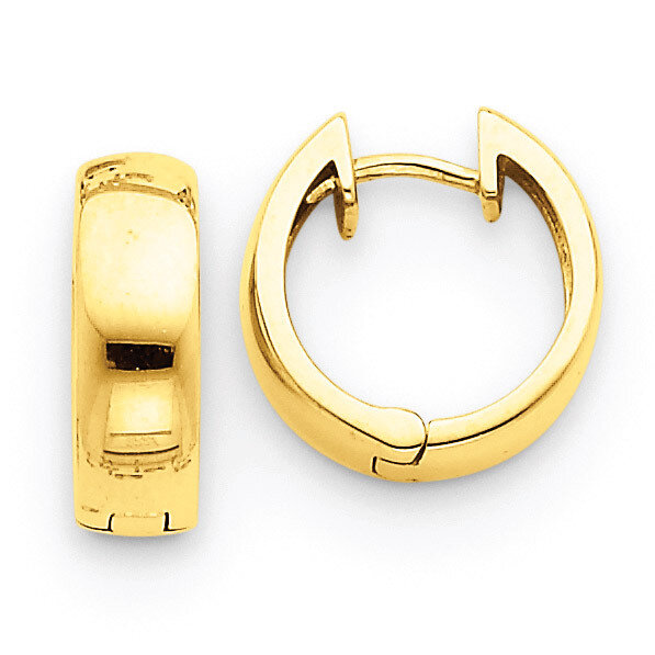 Hinged Hoop Earrings 14k Gold XY1127, MPN: XY1127, 886774134062