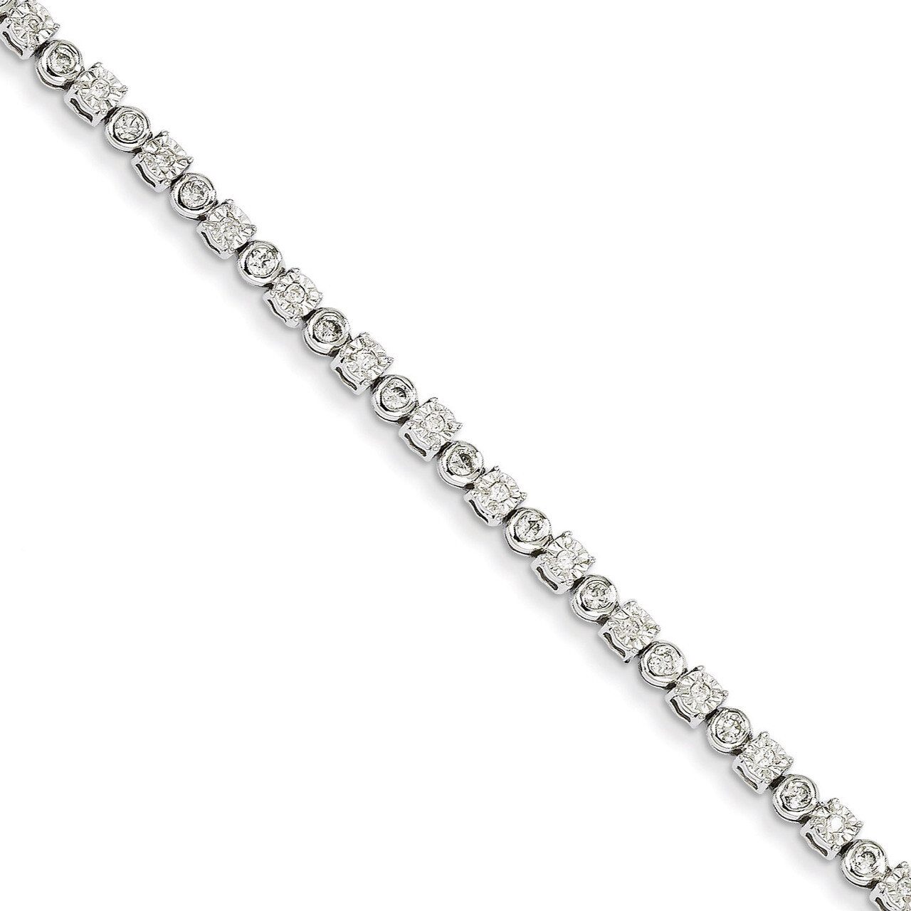 Diamond Bracelet 14k White Gold Y10832A, MPN: Y10832A, 883957453491