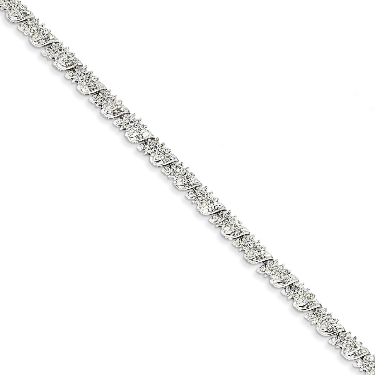 Diamond Fancy Bracelet 14k White Gold Y10853A