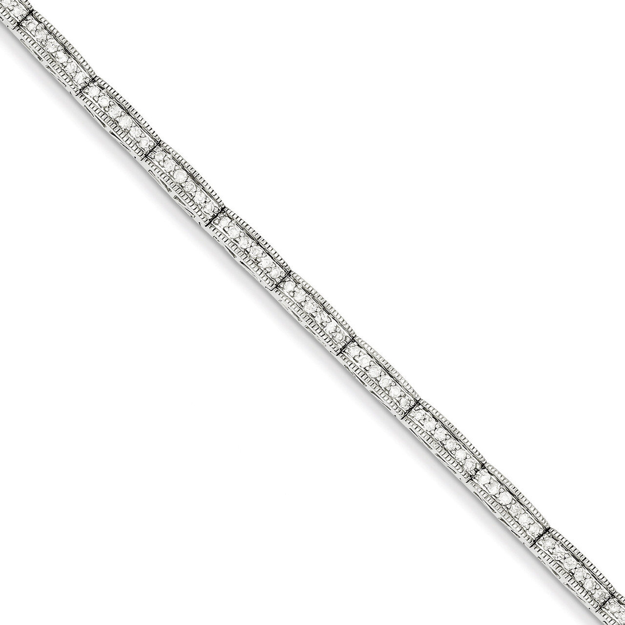 Diamond Fancy Bracelet 14k White Gold Y10884A, MPN: Y10884A, 883957385976