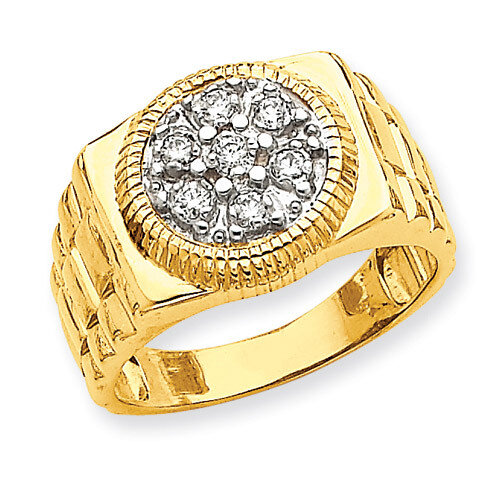 Diamond men&#39;s ring 14k Gold Y1517AA, MPN: Y1517AA, 883957454245