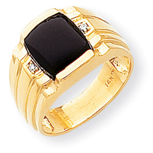 Diamond men's ring 14k Gold Y1548AA