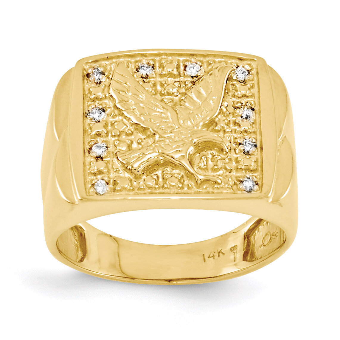 Diamond men's ring 14k Gold Y1565AA