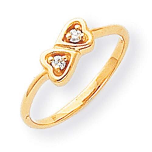 Diamond heart ring 14k Gold Polished Y1792AA