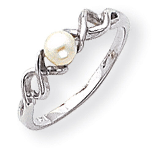 4mm Cultured Pearl ring 14k White Gold Y1872PL, MPN: Y1872PL, 883957425757