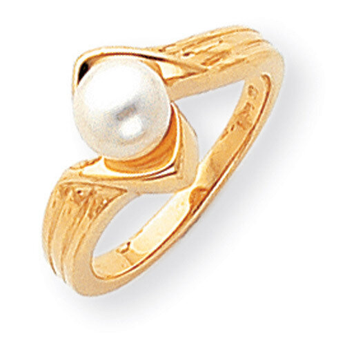 Cultured Pearl Diamond Cultured Pearl ring 14k Gold Y1912PL