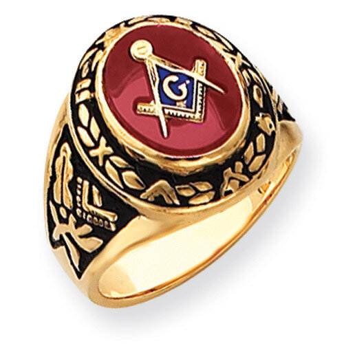 yellow masonic ring mounting 14k Gold Y4072, MPN: Y4072,