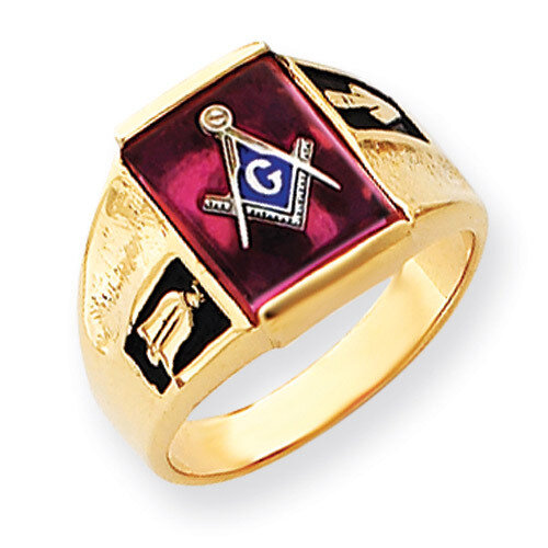 yellow masonic ring mounting 14k Gold Y4092, MPN: Y4092,