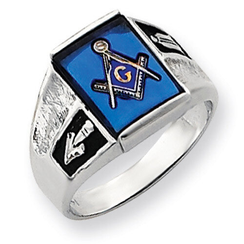 white masonic ring mounting 14k Gold Y4093, MPN: Y4093,