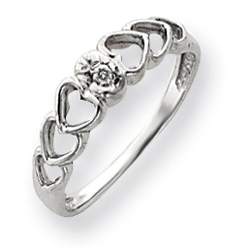 Diamond heart ring 14k White Gold Y4188AA, MPN: Y4188AA, 191101632709