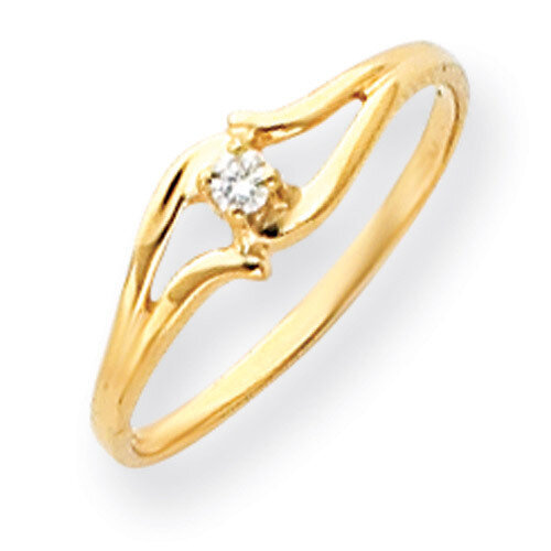 Diamond ring 14k Gold Polished Y4255AA