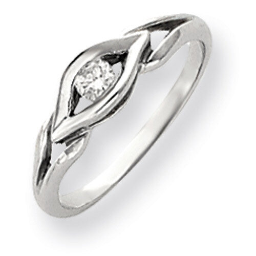Polished Diamond ring 14k White Gold Y4291AA, MPN: Y4291AA, 883957388960