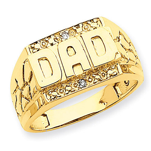 Dads Ring Mounting 14k Gold Y6127