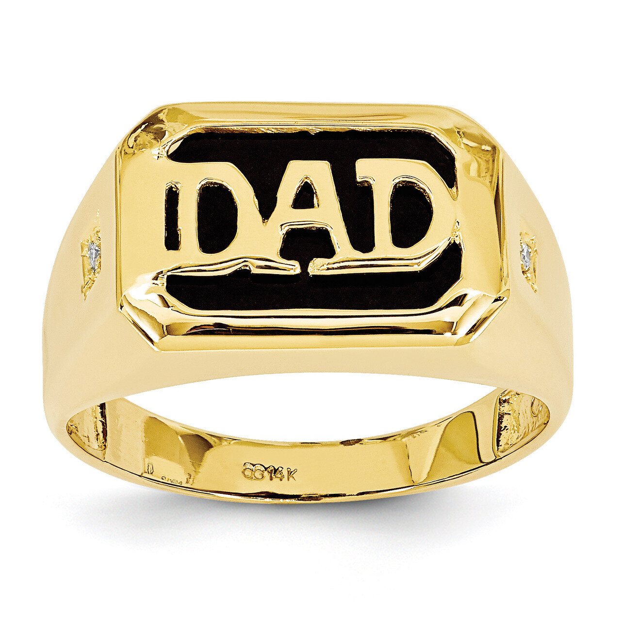 Dad's Ring Mounting 14k Gold Y6129