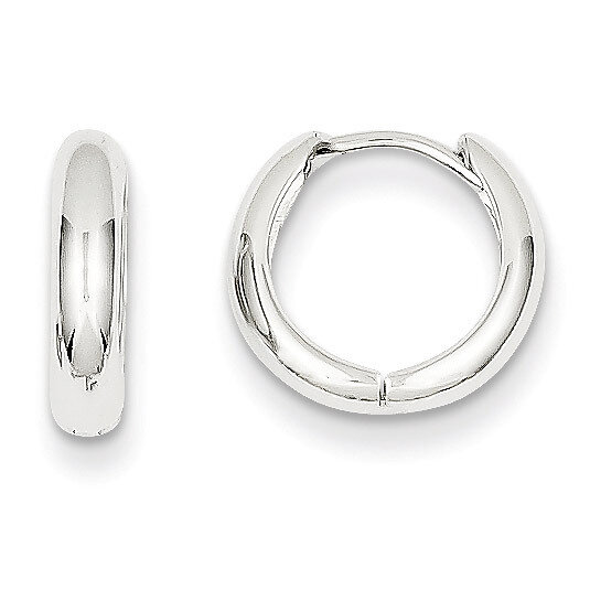 Hinged Hoop Earrings 14k White Gold Y7917, MPN: Y7917, 886774563589