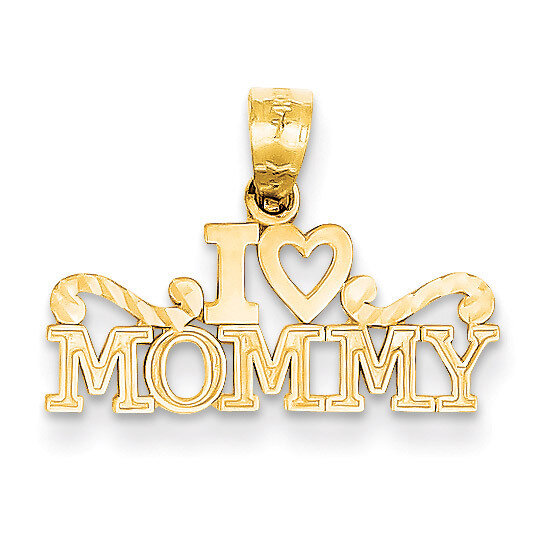 I Heart Mommy Pendant 14k Gold YC1080