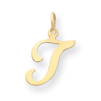 Die Struck Initial T Charm 14k Gold YC248T, MPN: YC248T, 883957971131