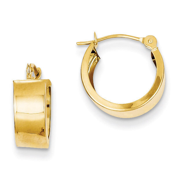Hoop Earrings 14k Gold Polished YE1499, MPN: YE1499, 730703067412