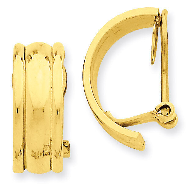 Fancy Non-pierced Earrings 14k Gold Z905
