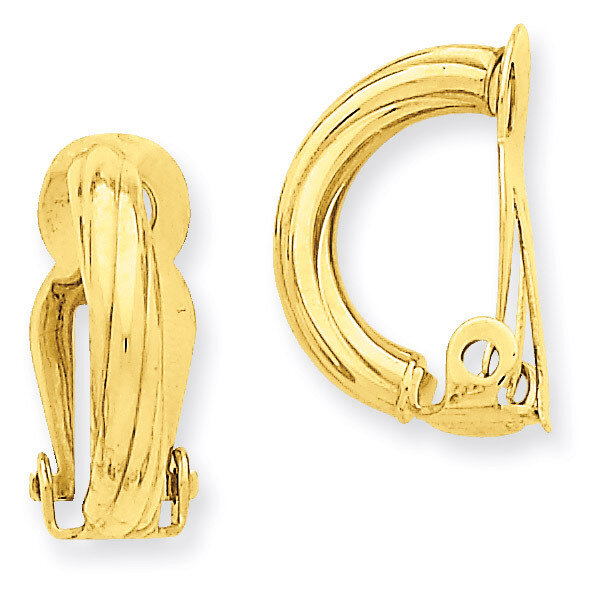 Non-Pierced Earrings 14k Gold Z915