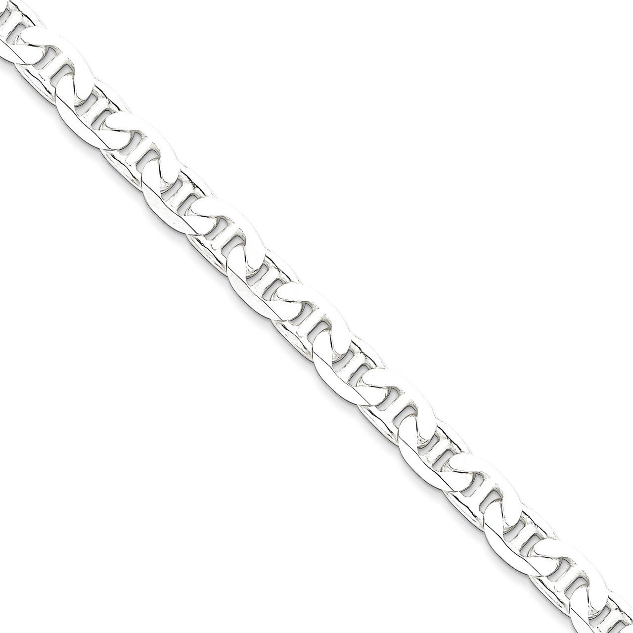 24 Inch 7mm Anchor Chain Sterling Silver QAN200-24, MPN: QAN200-24, 886774410500