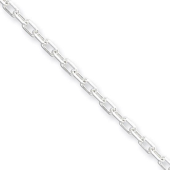 16 Inch 2.2mm Fancy Diamond-cut Open Link Cable Chain Sterling Silver QAR060-16