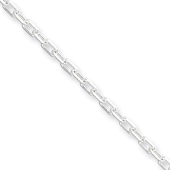 24 Inch 2.2mm Fancy Diamond-cut Open Link Cable Chain Sterling Silver QAR060-24, MPN: QAR060-24, 88…
