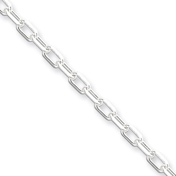 24 Inch 2.90mm Fancy Diamond-cut Open Link Cable Chain Sterling Silver QAR080-24