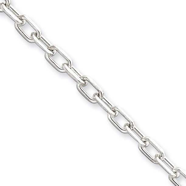 20 Inch 3.5mm Fancy Diamond-cut Open Link Cable Chain Sterling Silver QAR100-20, MPN: QAR100-20, 88…