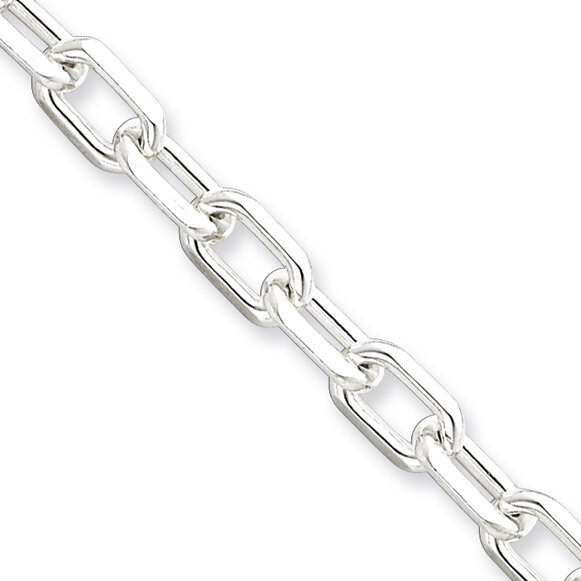 9 Inch 5.5mm Fancy Diamond-cut Open Link Cable Chain Sterling Silver QAR150-9, MPN: QAR150-9, 88677…