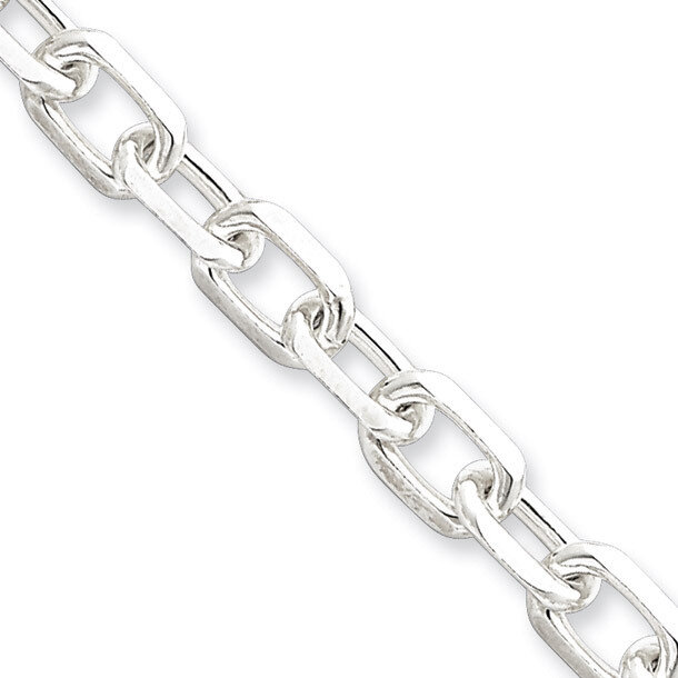 18 Inch 6.5mm Fancy Diamond-cut Open Link Cable Chain Sterling Silver QAR180-18, MPN: QAR180-18, 88…