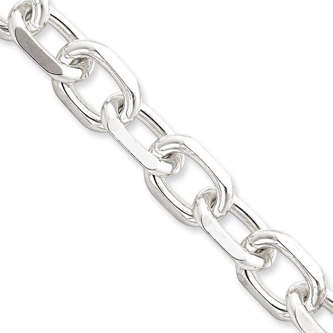 20 Inch Open Link Cable Chain Diamond-cut Sterling Silver QAR300-20, MPN: QAR300-20, 886774414393