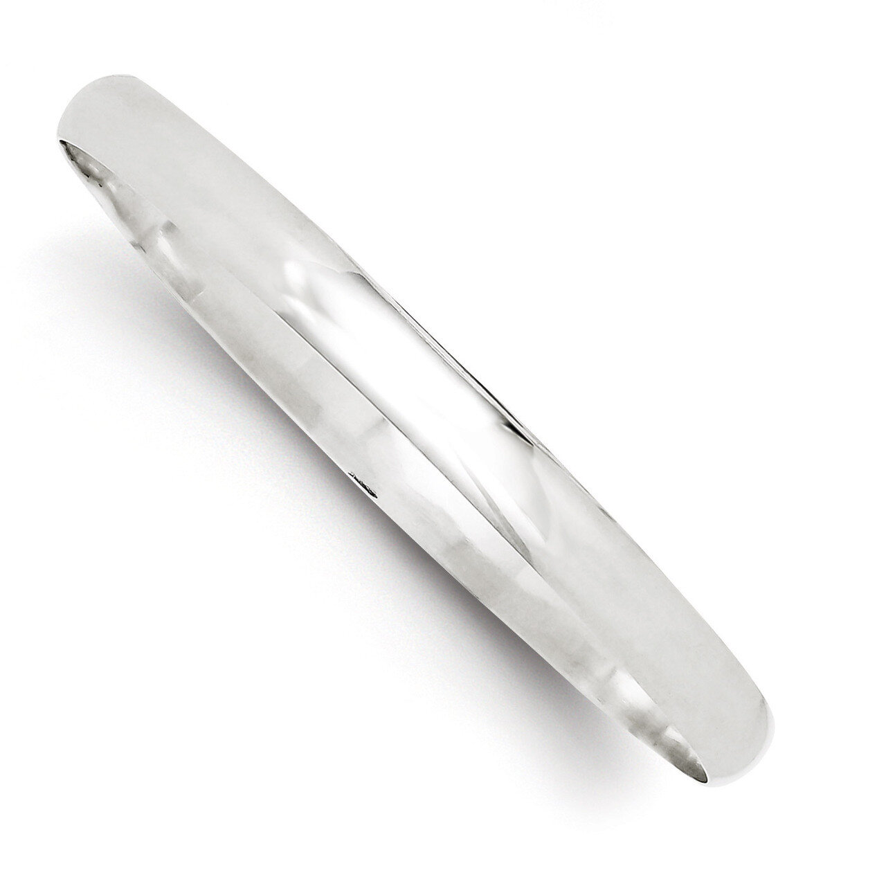 6.25mm Solid Polished Plain Slip-On Bangle Bracelet Sterling Silver QB239, MPN: QB239, 883957903422