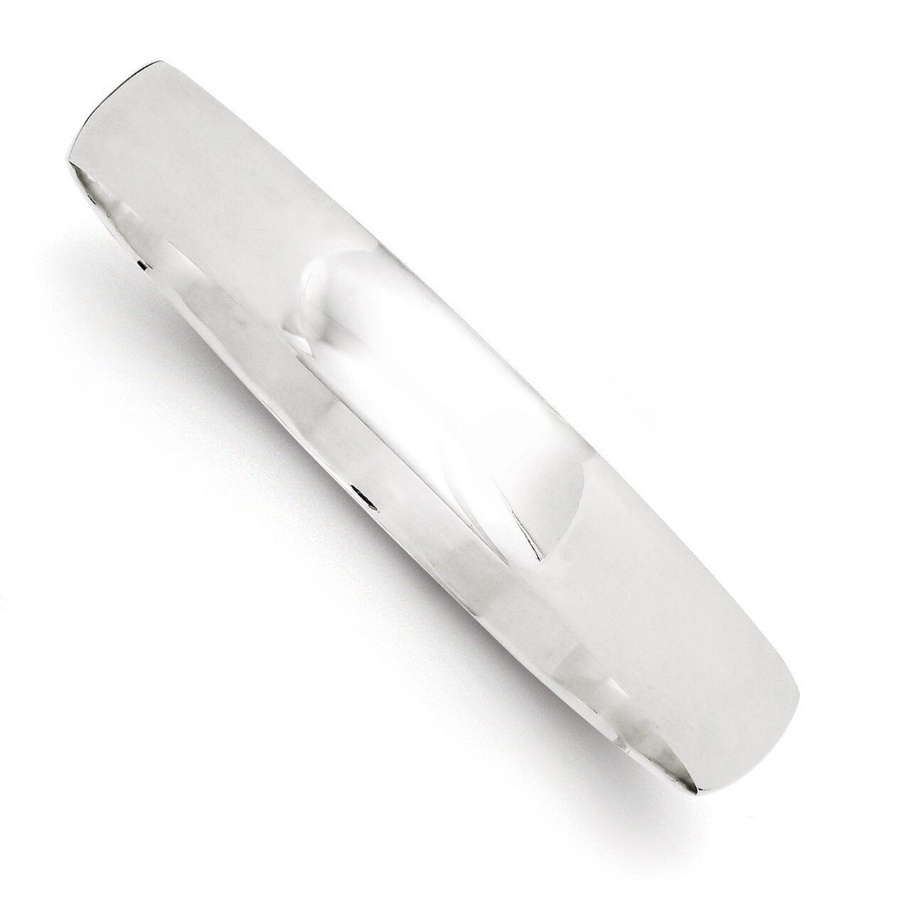 9mm Solid Polished Plain Slip-On Bangle Bracelet Sterling Silver QB241, MPN: QB241, 883957903446