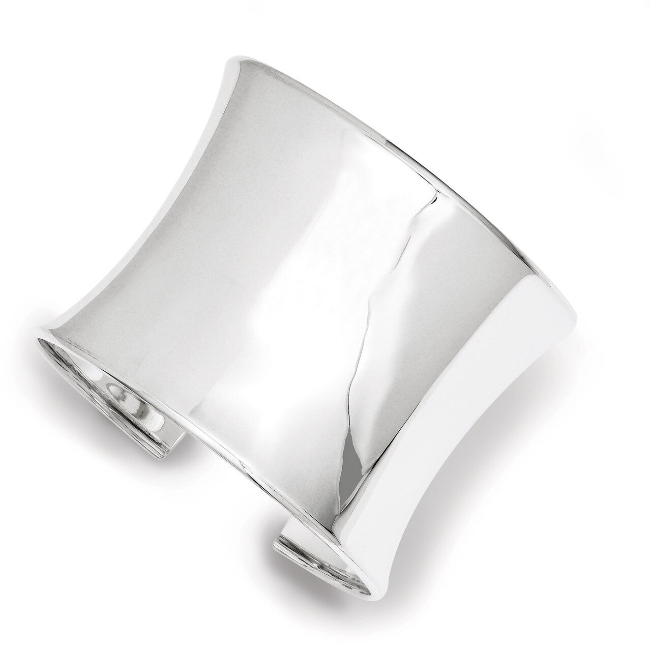 50mm Cuff Bangle Bracelet Sterling Silver QB338, MPN: QB338, 883957522098