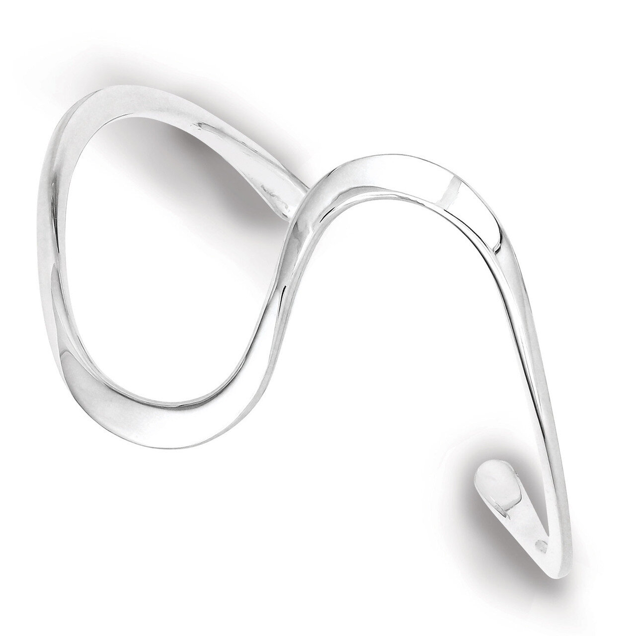 Cuff Bangle Bracelet Sterling Silver Fancy QB361, MPN: QB361, 886774105970