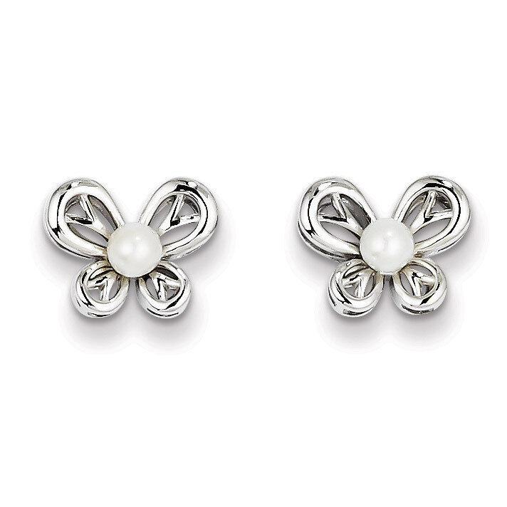 Pearl June Earrings Sterling Silver Cultured QBE24JUN, MPN: QBE24JUN, 883957487977