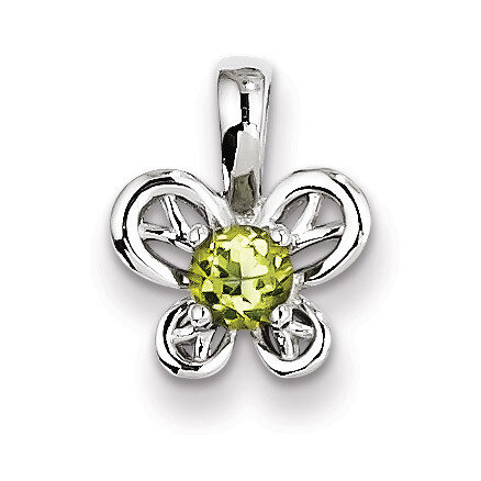 Peridot August Pendant Sterling Silver QBPD24AUG, MPN: QBPD24AUG, 883957597270