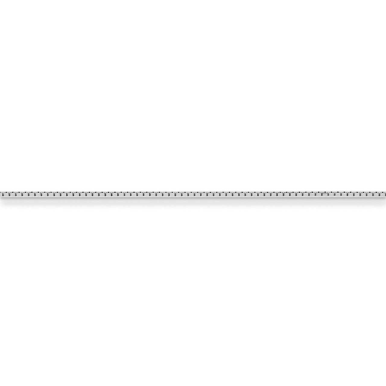 24 Inch 1mm 8 Side Diamond Cut Box Chain Sterling Silver QBR019-24, MPN: QBR019-24, 886774412924