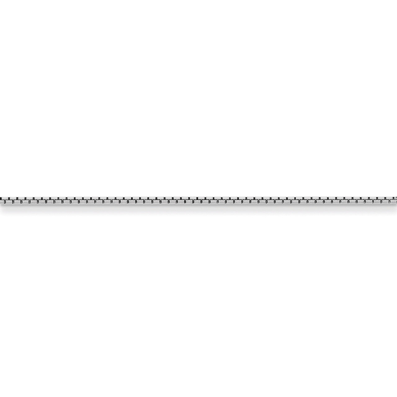 18 Inch 1.25mm 8 Side Diamond Cut Box Chain Sterling Silver QBR024-18, MPN: QBR024-18, 886774413006