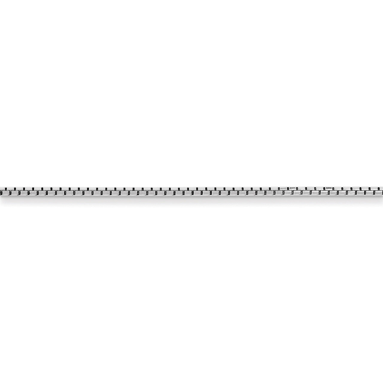 18 Inch 1.5mm 8 Sided Diamond Cut Box Chain Sterling Silver QBR028-18, MPN: QBR028-18, 886774413105