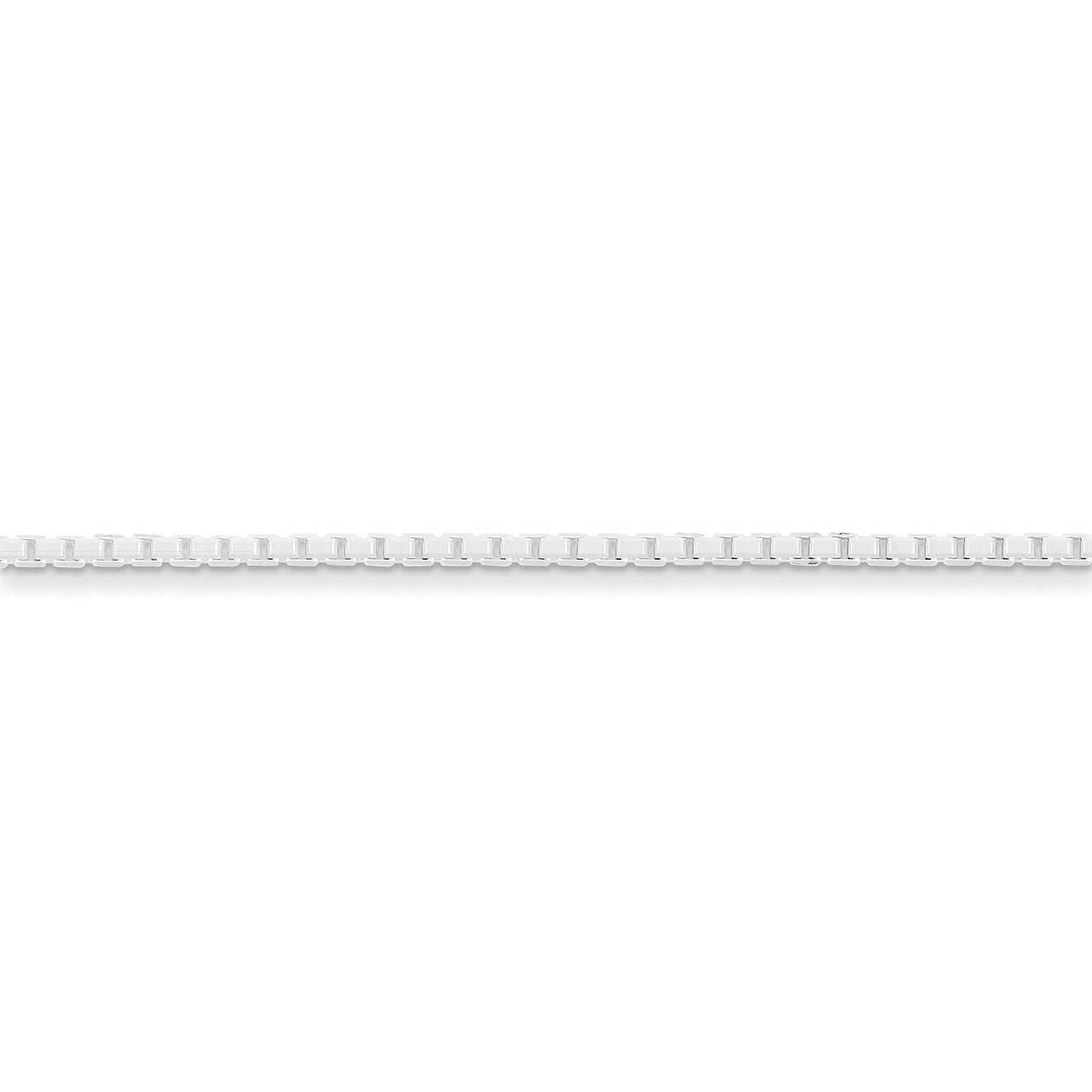 24 Inch 1.8mm Diamond-cut Box Chain Sterling Silver QBR040-24, MPN: QBR040-24, 886774413204