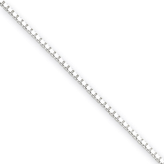 24 Inch 1.25mm Box Chain Sterling Silver QBX024-24, MPN: QBX024-24, 886774412559