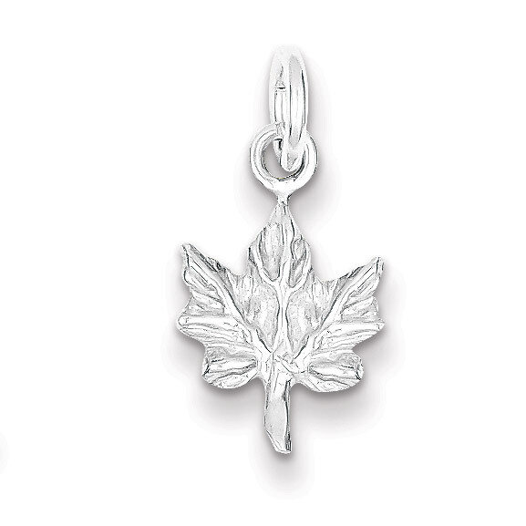 Maple Leaf Charm Sterling Silver QC1015, MPN: QC1015, 883957977539
